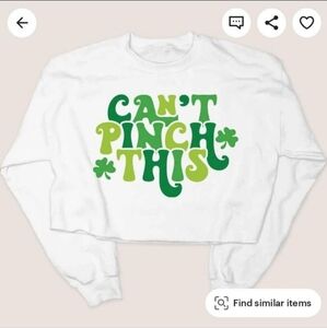 St. Patricks Day Cropped Sweatshirt